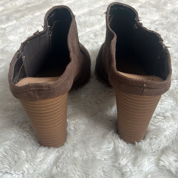 Hippie Laundry Women's Brown Maxie Western Chunky Heel Slip On Mules Size 9 M - Picture 5 of 5